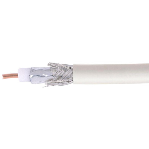 Кабель антенный/коаксиальный 100м, Cablexpert RG-6U-CS-1