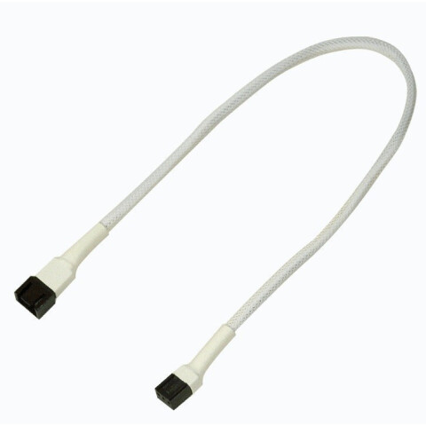 Удлинитель 3-pin, 0.6m Nanoxia NX3PV60W White