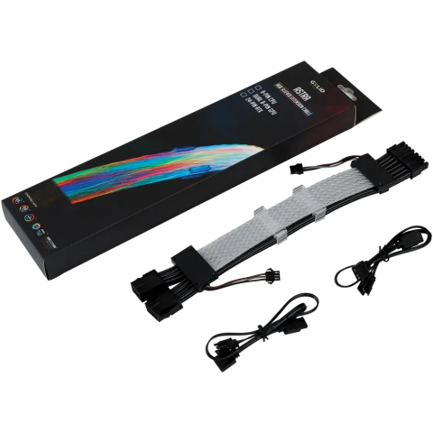 Удлинитель PCI-E, 0.3м, GELID CA-RGB-16P-01_1