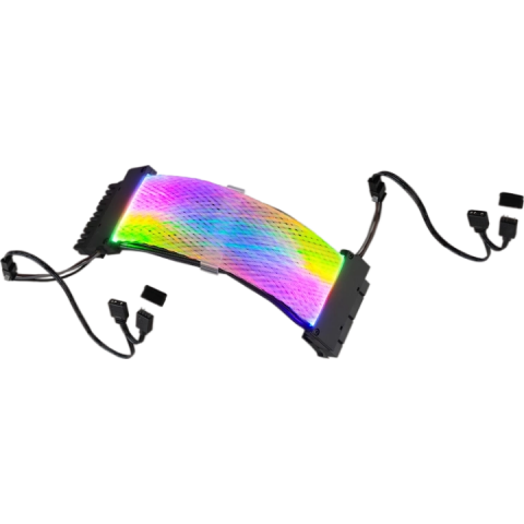 Удлинитель питания ATX 24-pin, 0.2м, GELID CA-RGB-24P-01