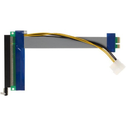 Переходник Espada PCI-E x1 - PCI-E x16, 0.15m (EPCIEX1-16pw)