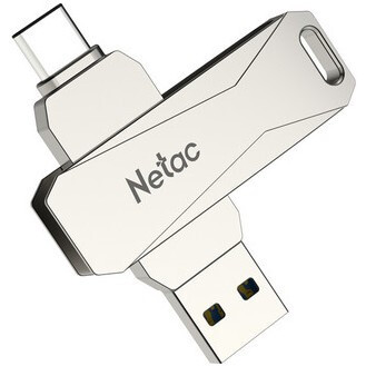USB Flash накопитель 128Gb Netac U782C Silver_1