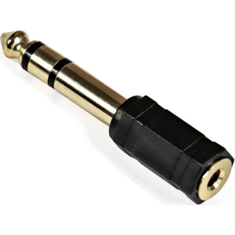 Переходник 6.3 Jack (M) - 3.5 Jack (F), Exegate EX-AA-3F6M_0