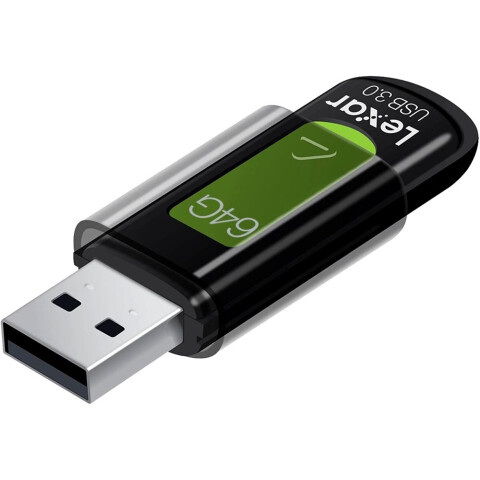 USB Flash накопитель 64Gb Lexar JumpDrive S57 Black/Green