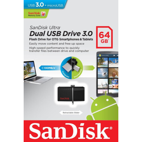 USB Flash накопитель 64Gb SanDisk Ultra Dual (SDDD2-064G-G46)_3