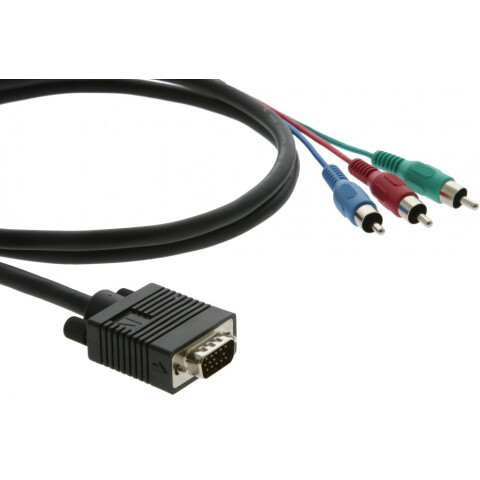 Кабель VGA (M) - 3xRCA (M), 0.9м, Kramer C-GM/3RVM-3
