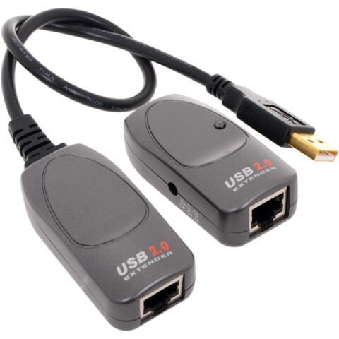 Кабель удлинительный USB 2.0 A (M) - LAN - USB A (F), ATEN UCE260