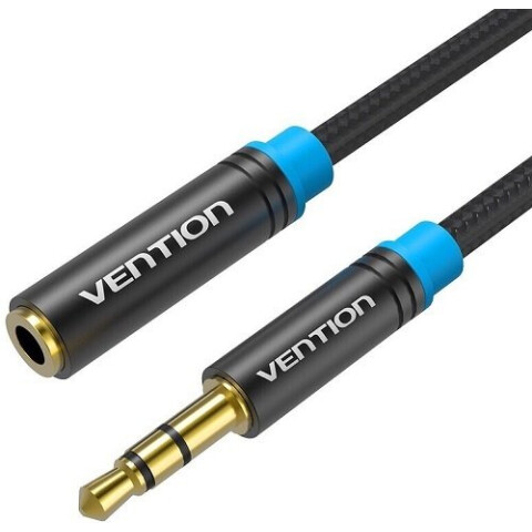 Кабель удлинительный 3.5 Jack (M) - 3.5 Jack (F), 1м, Vention VAB-B06-B100-M