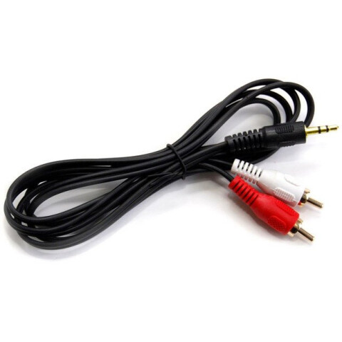 Кабель 3.5 Jack (M) - 2xRCA (M), 3м, Exegate EX225929RUS