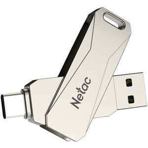 USB Flash накопитель 128Gb Netac U782C Silver_0
