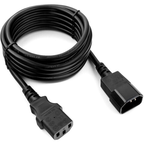 Кабель питания IEC-320-C13 - IEC-320-C14, 3м, Gembird PC-189-1-3M