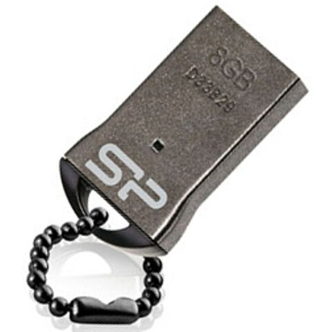 USB Flash накопитель 8Gb Silicon Power Touch T01 Black (SP008GBUF2T01V1K)