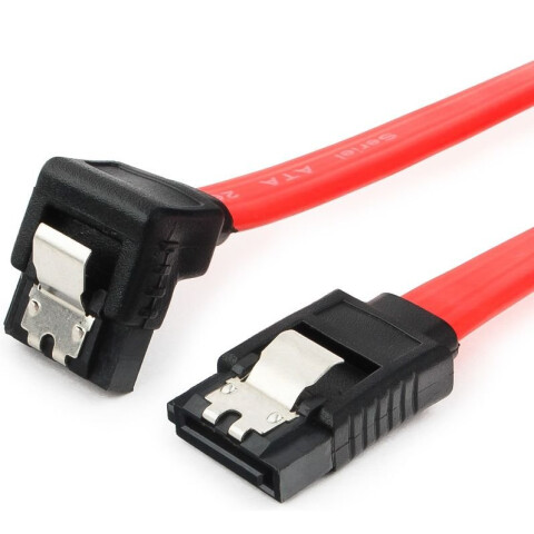 Кабель SATA - SATA, 0.3м, Gembird CC-SATAM-DATA90-0.3M_0