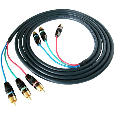 Кабель 3xRCA (M) - 3xRCA (M), 15.2м, Kramer C-R3VM/R3VM-50