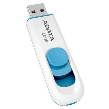 USB Flash накопитель 16Gb ADATA C008 White