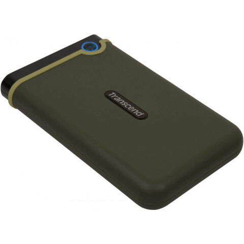 Внешний жёсткий диск 2Tb Transcend StoreJet 25M3 Military Green (TS2TSJ25M3G)_0