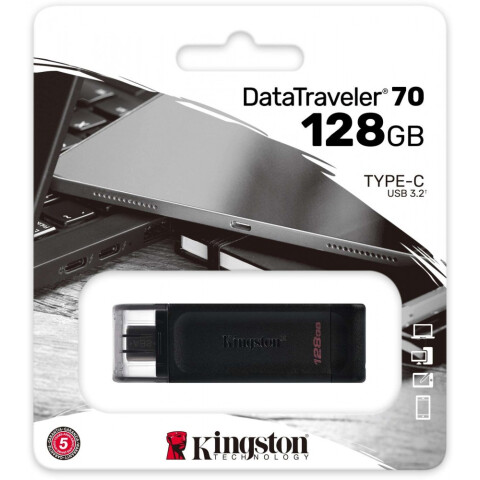USB Flash накопитель 128Gb Kingston DataTraveler DT70 (DT70/128GB)_0