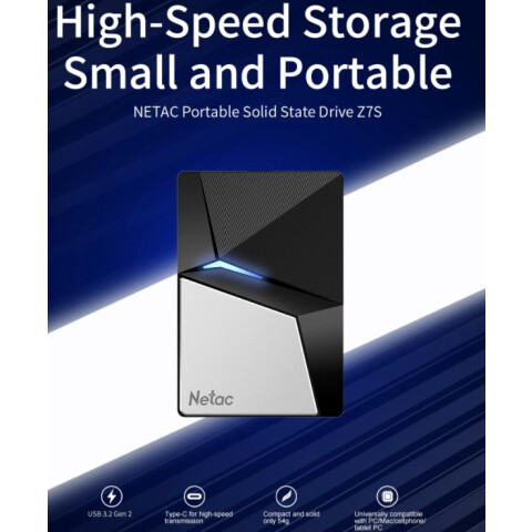 Внешний накопитель SSD 480Gb Netac Z7S (NT01Z7S-480G-32BK)_1