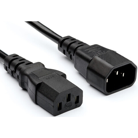 Кабель питания IEC-320-C13 - IEC-320-C14, 1.8м, Exegate EP280625RUS