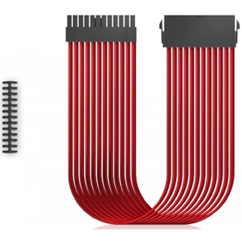 Удлинитель питания ATX 24-pin, 0.3м, DeepCool EC300-24P-RD_0