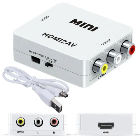 Переходник HDMI (F) - 3xRCA (F), PREMIER 5-984 White_0