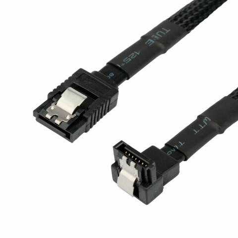 Кабель Cablexpert SATA - SATA, 1м (CC-SATAM-DATA90-BLBR-100CM)_0