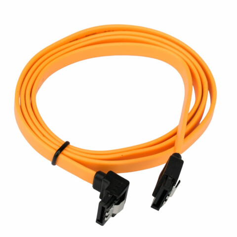Кабель Cablexpert SATA - SATA, 1м (CC-SATAM-DATA90-YL-100CM)