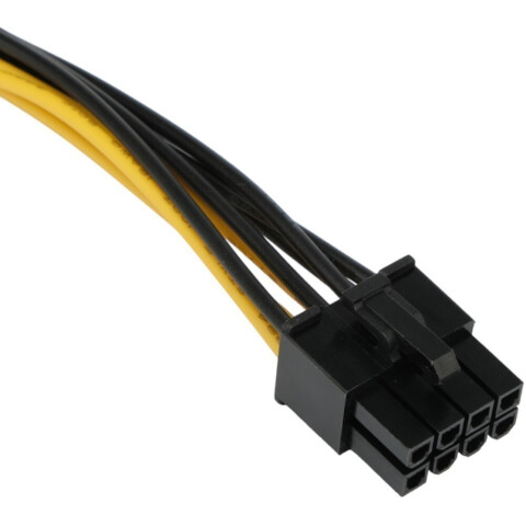 Переходник 6-pin PCI-E - 8-pin (6+2) PCI-E, Cablexpert CC-PSU-68-20CM_1
