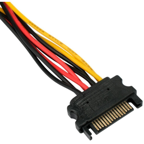 Переходник SATA - 2x SATA, 0.2м, Cablexpert CC-SATAM2F-20CM_1