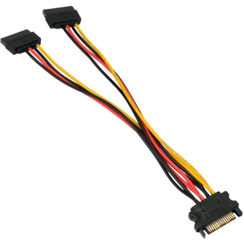 Переходник SATA - 2x SATA, 0.2м, Cablexpert CC-SATAM2F-20CM