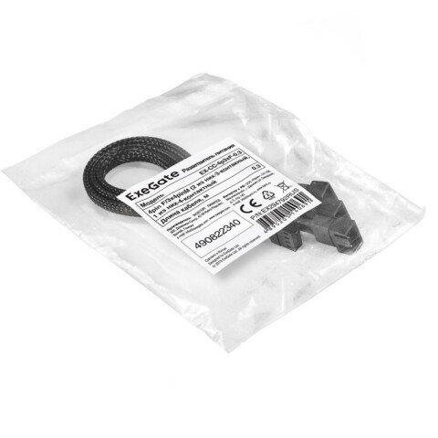 Разветвитель ExeGate Molex - 3x 4Pin, 0.3m_1