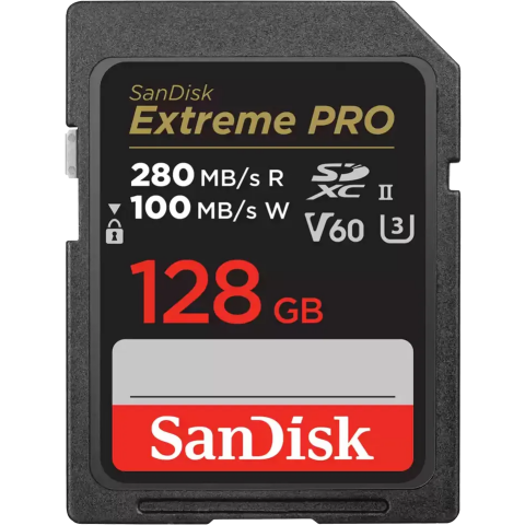 Карта памяти 128Gb SD SanDisk Extreme Pro (SDSDXEP-128G-GN4IN)