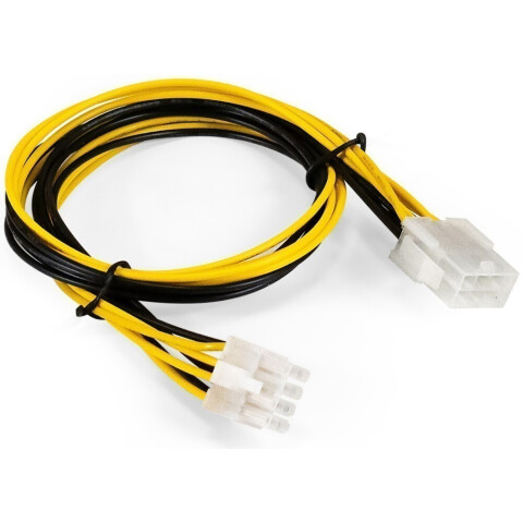 Кабель удлинительный 8-pin EPS - 8-pin EPS, 0.5м, ExeGate EX-EXT-8M8F-0.5