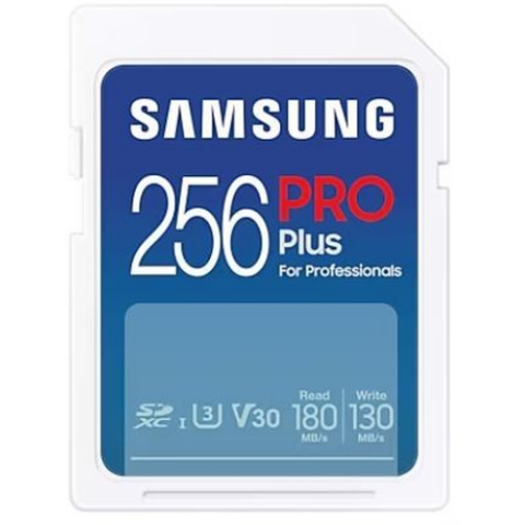 Карта памяти 256Gb SD Samsung PRO Plus (MB-SD256S)