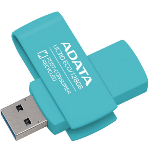 USB Flash накопитель 128Gb ADATA UC310 ECO Green