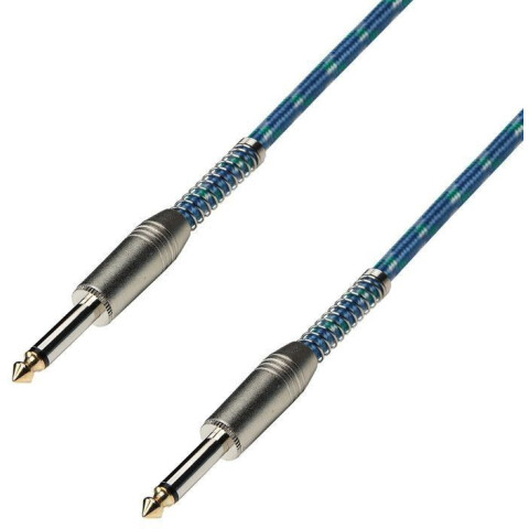 Кабель 6.3 Jack (M) - 6.3 Jack (M), 3м, Adam Hall K3IPP0300VINTAGE