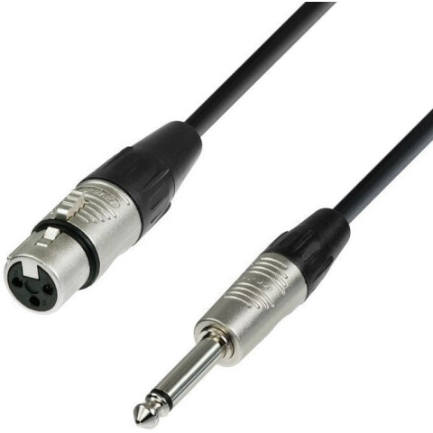 Кабель 6.3 Jack (M) - XLR (F), 1.5м, Adam Hall K4MFP0150