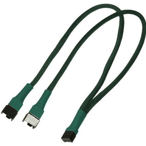 Nanoxia 4-pin PWM - 2x 4-pin PWM, 0.3m (NXPWY30G)