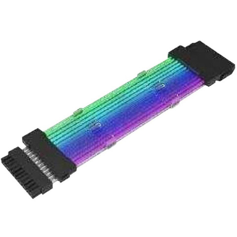 Удлинитель питания ATX 24-pin, 0.16м, Alseye 24PIN RGB Cable