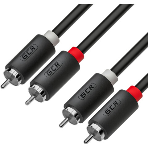 Кабель 2x RCA (M) - 2x RCA (M), 0.5м, Greenconnect GCR-54122