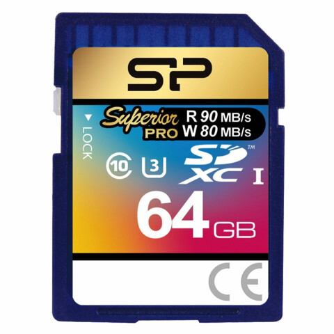 Карта памяти 64Gb SD Silicon Power (SP064GBSDXCU3V10)