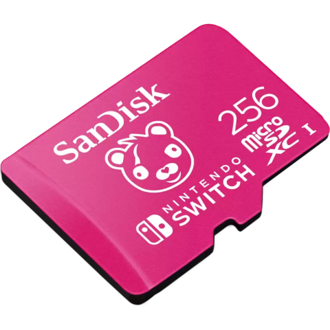 Карта памяти 256Gb MicroSD SanDisk Nintendo Switch (SDSQXAO-256G-GN6ZG)_0