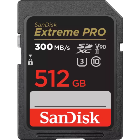 Карта памяти 512Gb SD SanDisk Extreme Pro (SDSDXDK-512G-GN4IN)