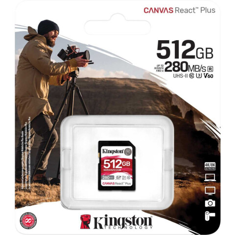 Карта памяти 512Gb SD Kingston Canvas React Plus (SDR2V6/512GB)_1