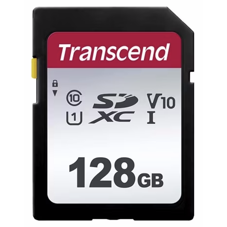 Карта памяти 128Gb SD Transcend (TS128GSDC300S)