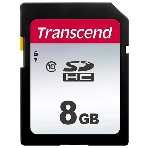 Карта памяти 8Gb SD Transcend (TS8GSDC300S)