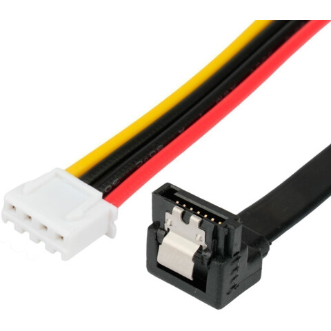 Кабель SATA + Molex - SATA (7+15-pin), 0.3м, Cablexpert CC-XH2.54-SATAL-30CM_0
