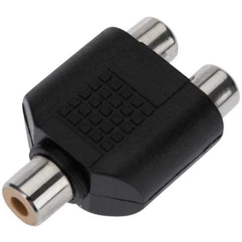 Разветвитель 1x RCA (F) - 2x RCA (F), Rexant 14-0422