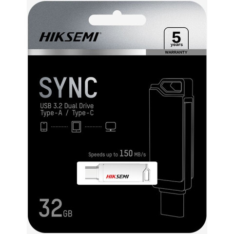 USB Flash накопитель 32Gb HIKSEMI SYNC Silver_3