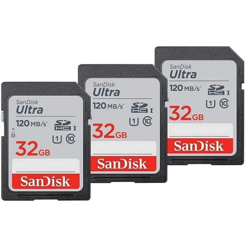 Карта памяти 32Gb SD SanDisk Ultra (SDSDUN4-032G-GN6IM)